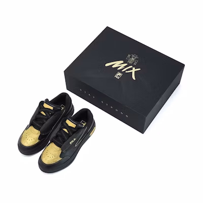 (W) FILA MIX Low-Top 'Black Gold LTD Edition Gift Box'