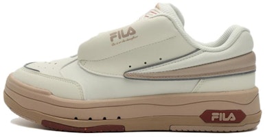 (Women) FILA Mix Skate Dance Shoes 'White Brown' F12W344201FGR (Women) FILA Mix Skate Dance Shoes 'White Brown' F12W344201FGR