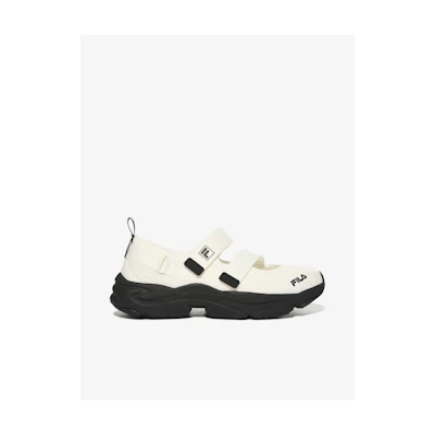 (W) Fila MJ Ray Trainers White/Black/White