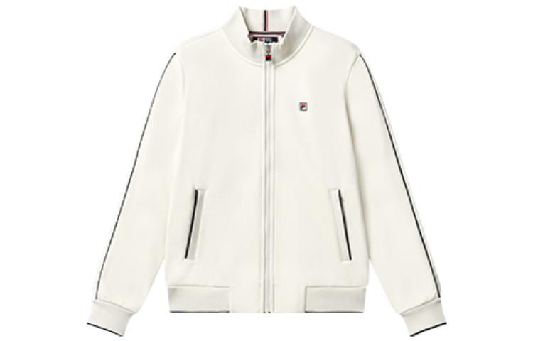 (Women) FILA Modern Heritage Logo Embroidered Retro Track Jacket - Steam White F11W311503F-IV 圖 2