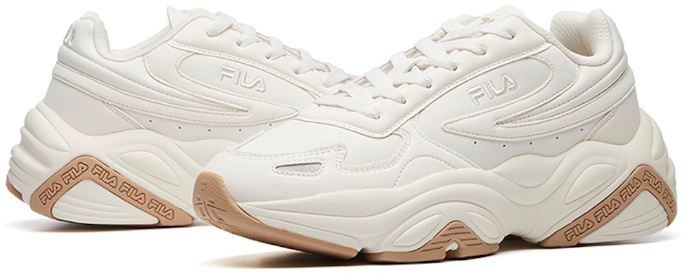 (Women) FILA Morden Chic-FMC 'White Brown' F12W111123FMT Shop (Women) FILA Morden Chic-FMC 'White Brown' F12W111123FMT