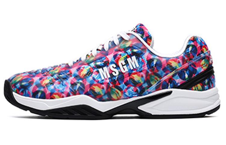 (Women) FILA MSGM x Heritage-FHT Low-Top Multicolor 'White Black' A12W122302FWT