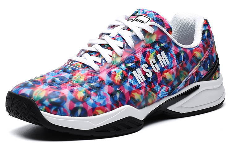 Lookbook (W) FILA MSGM x Heritage-FHT Low-Top Multicolor 'Blanco Negro' A12W122302FWT