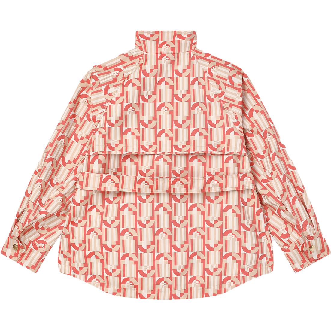 (Women) FILA Multi-Pocket Sport Jacket Full Print Stand Collar Red F11W344701F-RD 圖 3