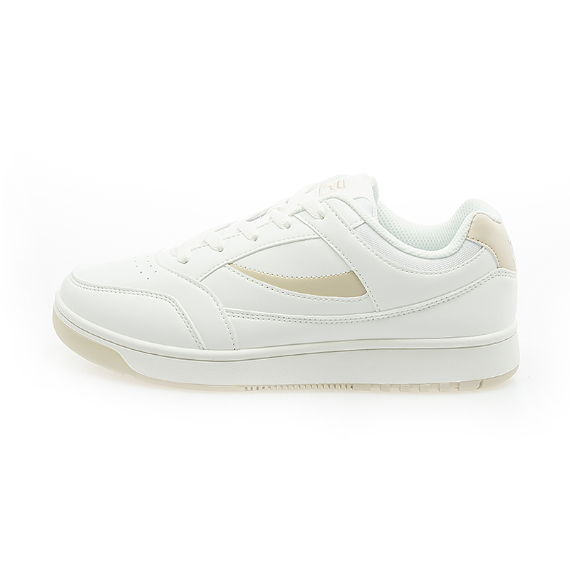 (Women) FILA Nollie Skate-Inspired Sneakers Plain white mask FS261TN03X017-103