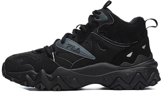 FILA斐樂 Oakmont 2 Mid 復古 減震透氣 中筒 爸爸鞋 女款 黑色 Buy FILA斐樂 Oakmont 2 Mid 復古 減震透氣 中筒 爸爸鞋 女款 黑色