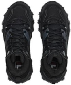 FILA斐樂 Oakmont 2 Mid 復古 減震透氣 中筒 爸爸鞋 女款 黑色 Lookbook FILA斐樂 Oakmont 2 Mid 復古 減震透氣 中筒 爸爸鞋 女款 黑色