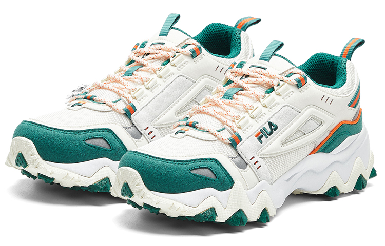 Lookbook (W) FILA Oakmont Low-To Kasut Lari Putih/Hijau F12W011115FPT
