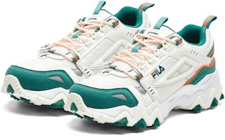 FILA斐樂 Oakmont 低幫 運動休閒鞋 女款 白綠 Lookbook FILA斐樂 Oakmont 低幫 運動休閒鞋 女款 白綠