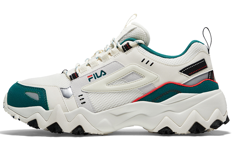 (Women) FILA Oakmont Peaker RetroRunning Shoes WhiteGreen 'White Green' F12W031111FGB
