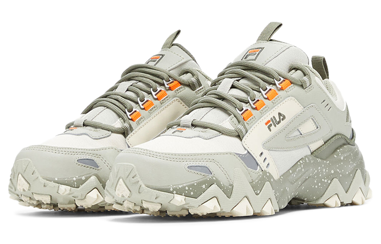 Lookbook Fila 斐樂 OAKMONT TR 低筒復古鞋 女款 咖綠色 美版