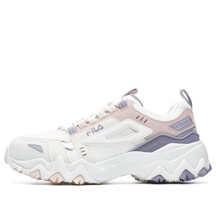 (Women) FILA Oakmont Tr Chunky Sneakers 'White Pink Purple' F12W242162AGR