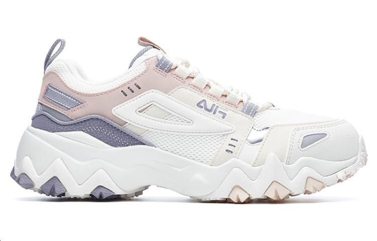 Lookbook (W) (女性用) FILA Oakmont Tr チャンキースニーカー 'ホワイトピンクパープル' F12W242162AGR F12W242162AGR