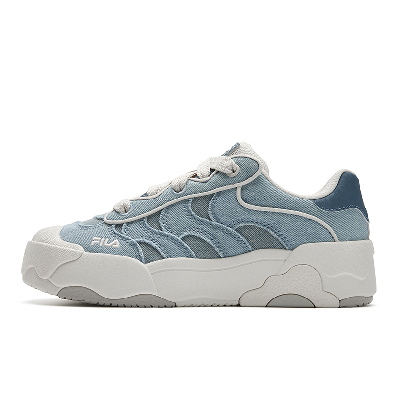 (Women) FILA OMELETTE Low-Top Sneakers Classic Retro Casual Sea Blue. F12W542203FBO