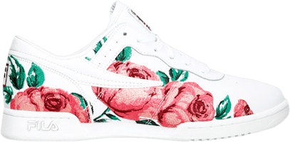 (Women) FILA Original Fitness Embroidery 'White Desert Flower' 5FM00014-155 (Women) FILA Original Fitness Embroidery 'White Desert Flower' 5FM00014-155