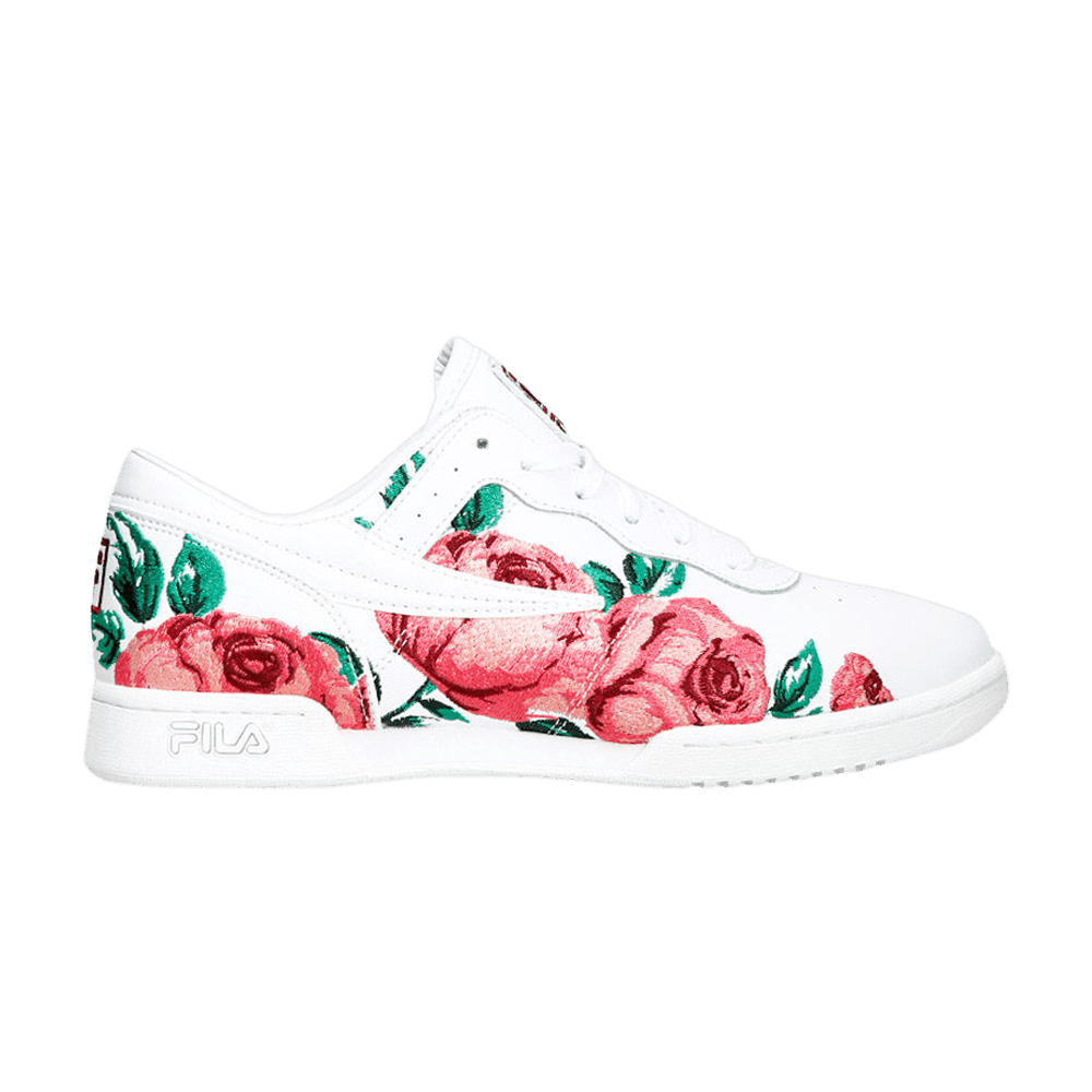 (Women) FILA Original Fitness Embroidery 'White Desert Flower'  5FM00014-155