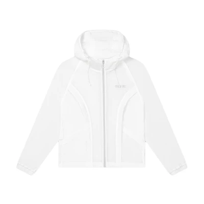 (Women) FILA Original Loose-Fit Hooded Casual Jacket Cloud Mushroom White F71W429705F-WT