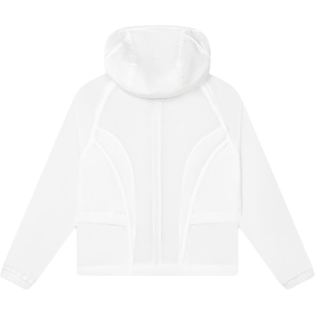 (Women) FILA Original Loose-Fit Hooded Casual Jacket Cloud Mushroom White F71W429705F-WT 圖 3