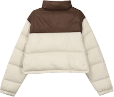 (W) FILA ORIGINALE カラーブロックロゴ ウインドプルーフ ダウンジャケット ベージュ. F51W349901F-BG Lookbook (W) FILA ORIGINALE カラーブロックロゴ ウインドプルーフ ダウンジャケット ベージュ. F51W349901F-BG