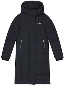 (W) 휠라 오리지날레 롱 후드 패딩 자켓 레전드 블루. F11W349924FNV Order (W) 휠라 오리지날레 롱 후드 패딩 자켓 레전드 블루. F11W349924FNV