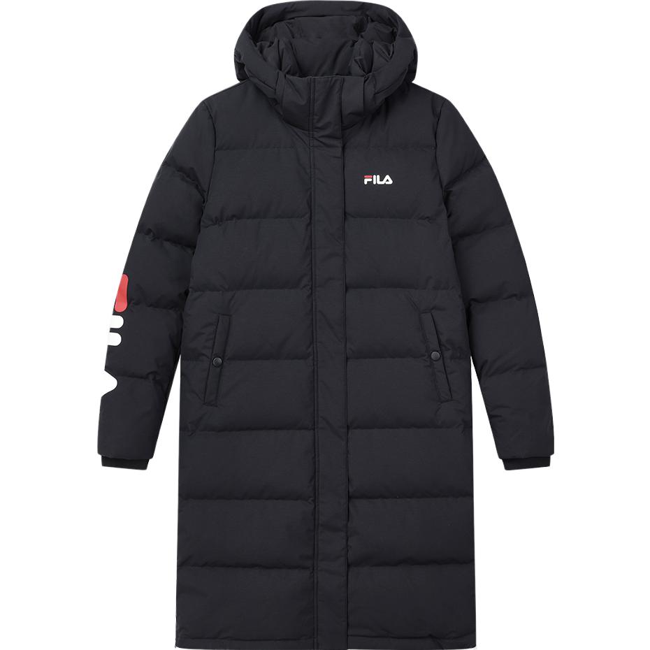 (Women) FILA ORIGINALE  Mid-Length Down Jacket Legendary Blue Fashion Casual Warm F11W848940FNV