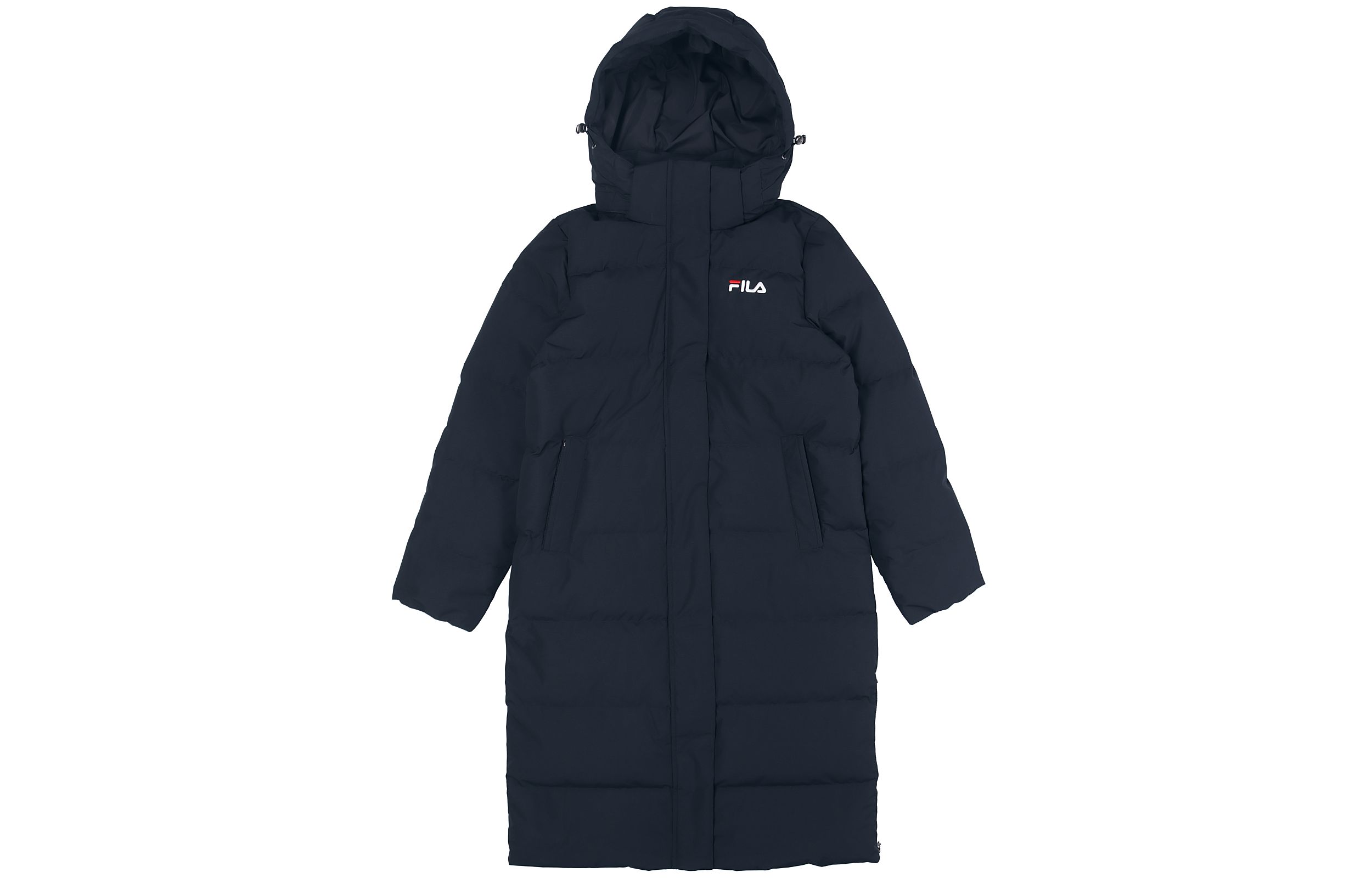 Order (W) FILA Originale中长款防风羽绒外套 蓝色 F11W048956FNV