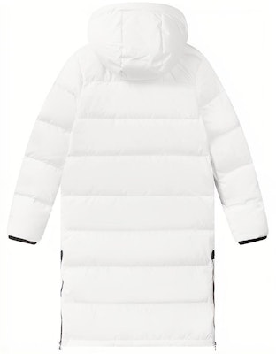 (Women) FILA Originale White Mid-Length Hooded Down Jacket with Logo Print F51W048940FWT Lookbook (Women) FILA Originale White Mid-Length Hooded Down Jacket with Logo Print F51W048940FWT