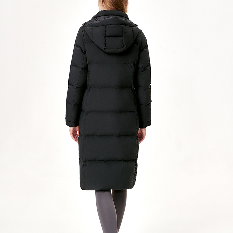 (Women) FILA ORIGINALE Winter Black Embroidered Logo Long Down Jacket. F11W149909FBK 圖 5