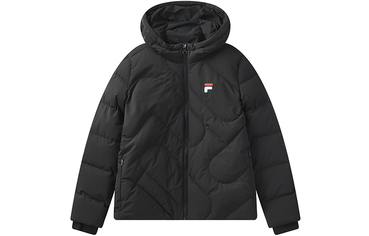 Order (W) FILA オリジナーレ 冬 ロゴ フーディーダウンジャケット レジェンドブルー. F11W048919FNV