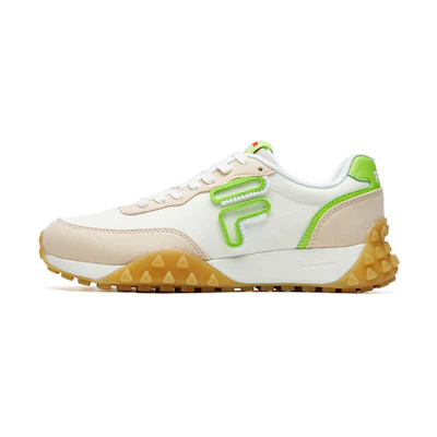 (W) FILA Pacer Sneakers White/Green