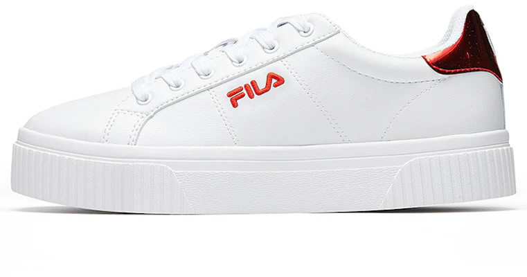 (W) FILA パナッシュ19 ローカット レッド/ホワイト F52W024310FWR Buy (W) FILA パナッシュ19 ローカット レッド/ホワイト F52W024310FWR