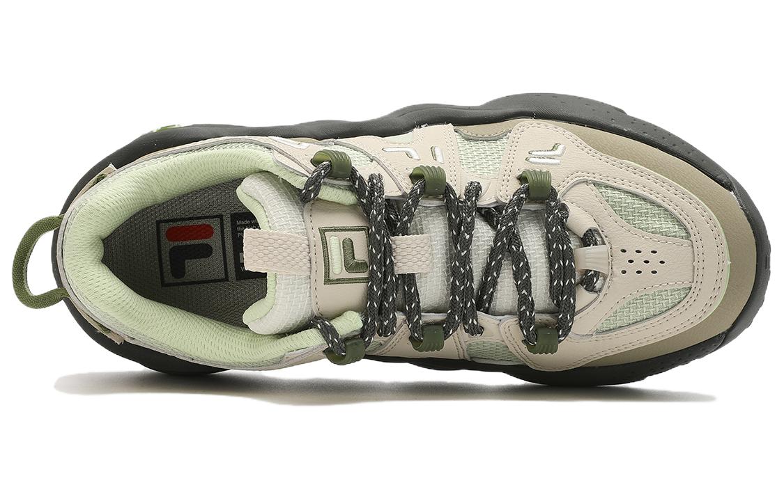 Shop (W) FILA Panini 跑鞋 '米色绿' F12W412111FTA
