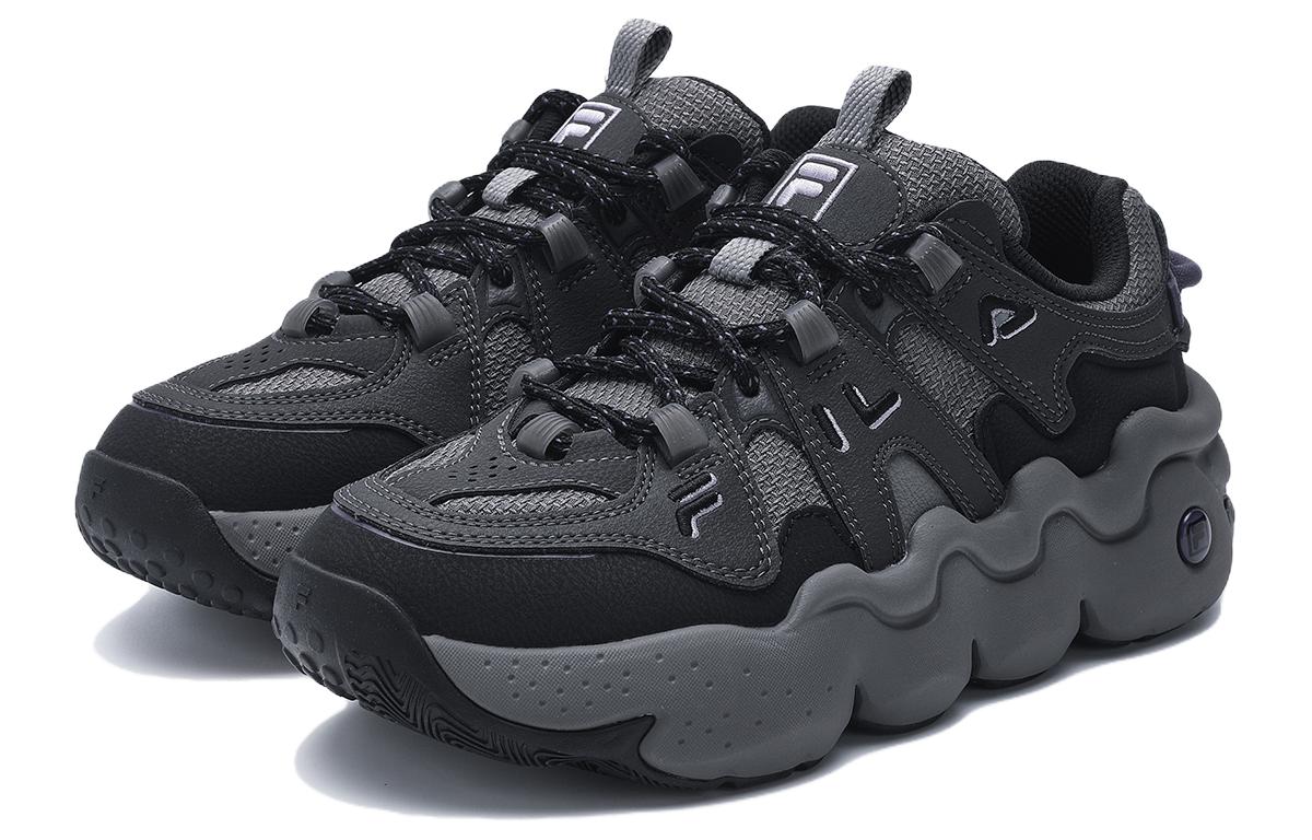 Shop FILA斐樂 panini 舒適百搭 輕便透氣 低幫 跑步鞋 女款 灰色