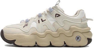 (Women) FILA Panini Running Shoes 'White Beige' F12W412111FGW (Women) FILA Panini Running Shoes 'White Beige' F12W412111FGW