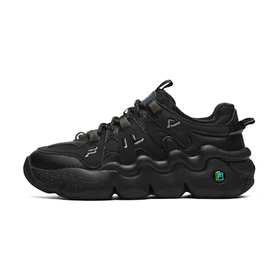 (W) FILA Panini We Velour Retro Basketball Shoes 'Black'