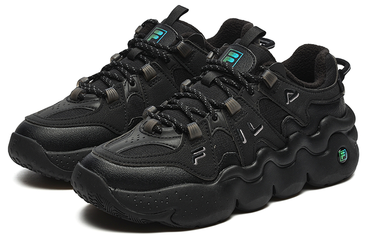Order (W) FILA Panini We 天鹅绒复古篮球鞋 '黑色' F12W242127FBK