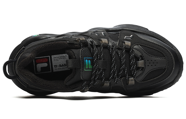 Lookbook (W) FILA Panini We 天鹅绒复古篮球鞋 '黑色' F12W242127FBK