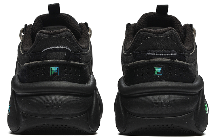 Shop (W) FILA Panini We 天鹅绒复古篮球鞋 '黑色' F12W242127FBK