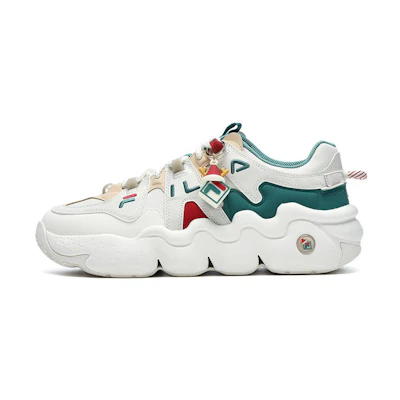 (W) FILA Panini Xmas Shoes 'White Green'