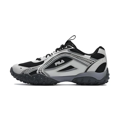(W) FILA PEBBLE Low 'Grey Black'
