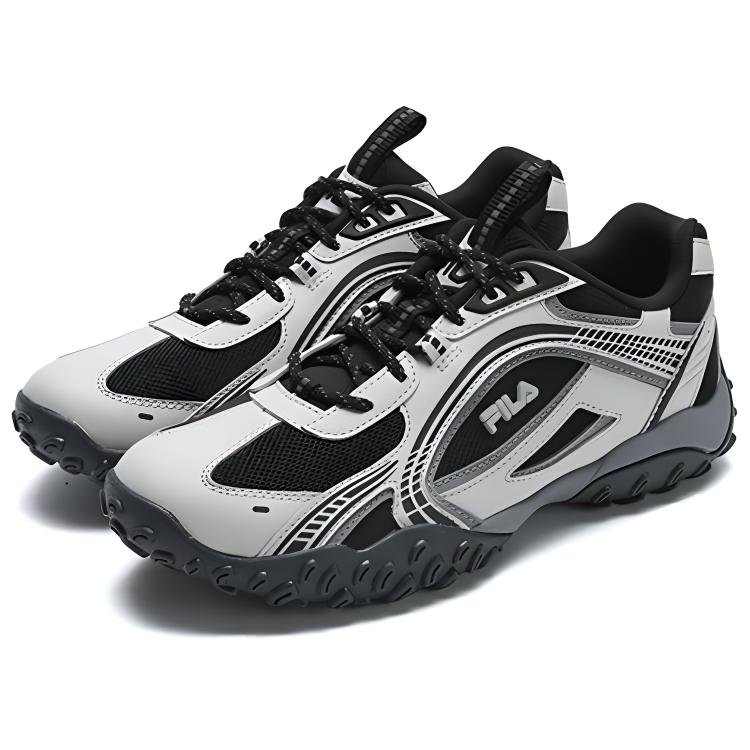 Order FILA斐樂 PEBBLE 舒適百搭減震耐磨 低筒 休閒跑步鞋 女款 灰黑