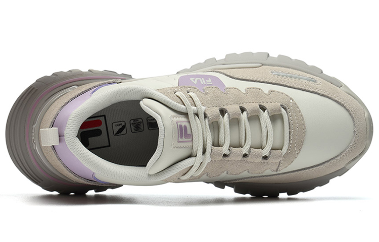 Shop (W) FILA Platform Runner 'Abu-abu Beige' F12W144137FLO
