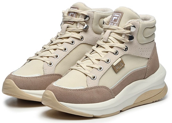 (W) 휠라 캐주얼 부츠 '크림 화이트 핑크' F12W144405FAL Order (W) 휠라 캐주얼 부츠 '크림 화이트 핑크' F12W144405FAL