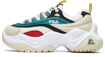 (Women) FILA Pose Ray Platform Chunky Sneaker White/Green T12W014201FAD (Women) FILA Pose Ray Platform Chunky Sneaker White/Green T12W014201FAD