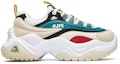 Order (W) FILA Pose Ray Platform Kasut Chunky Putih/Hijau T12W014201FAD