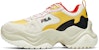 (Women) FILA Pose wedge trainer Yellow//black 'White' F12W014103FVM