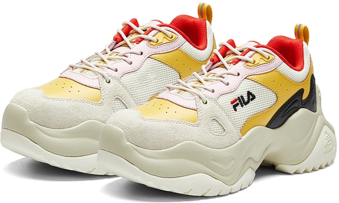 (Women) FILA Pose wedge trainer Yellow//black 'White' F12W014103FVM Order (Women) FILA Pose wedge trainer Yellow//black 'White' F12W014103FVM