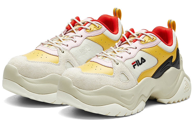 Order (W) FILA Pose Wedge Trainer Gelb/Schwarz ''Weiß'' F12W014103FVM