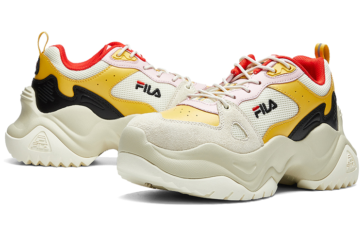 Lookbook Fila 斐樂 Pose 厚底老爹鞋 女款 黃白黑