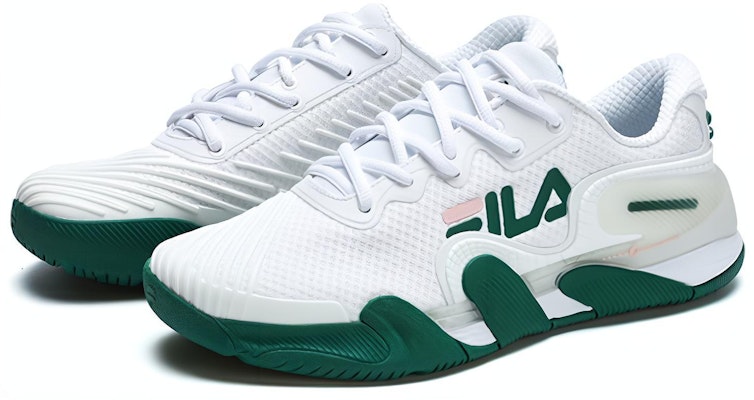 (W) FILA Potenza Sneakers 'Putih Hijau' A12W311501FWT Lookbook (W) FILA Potenza Sneakers 'Putih Hijau' A12W311501FWT